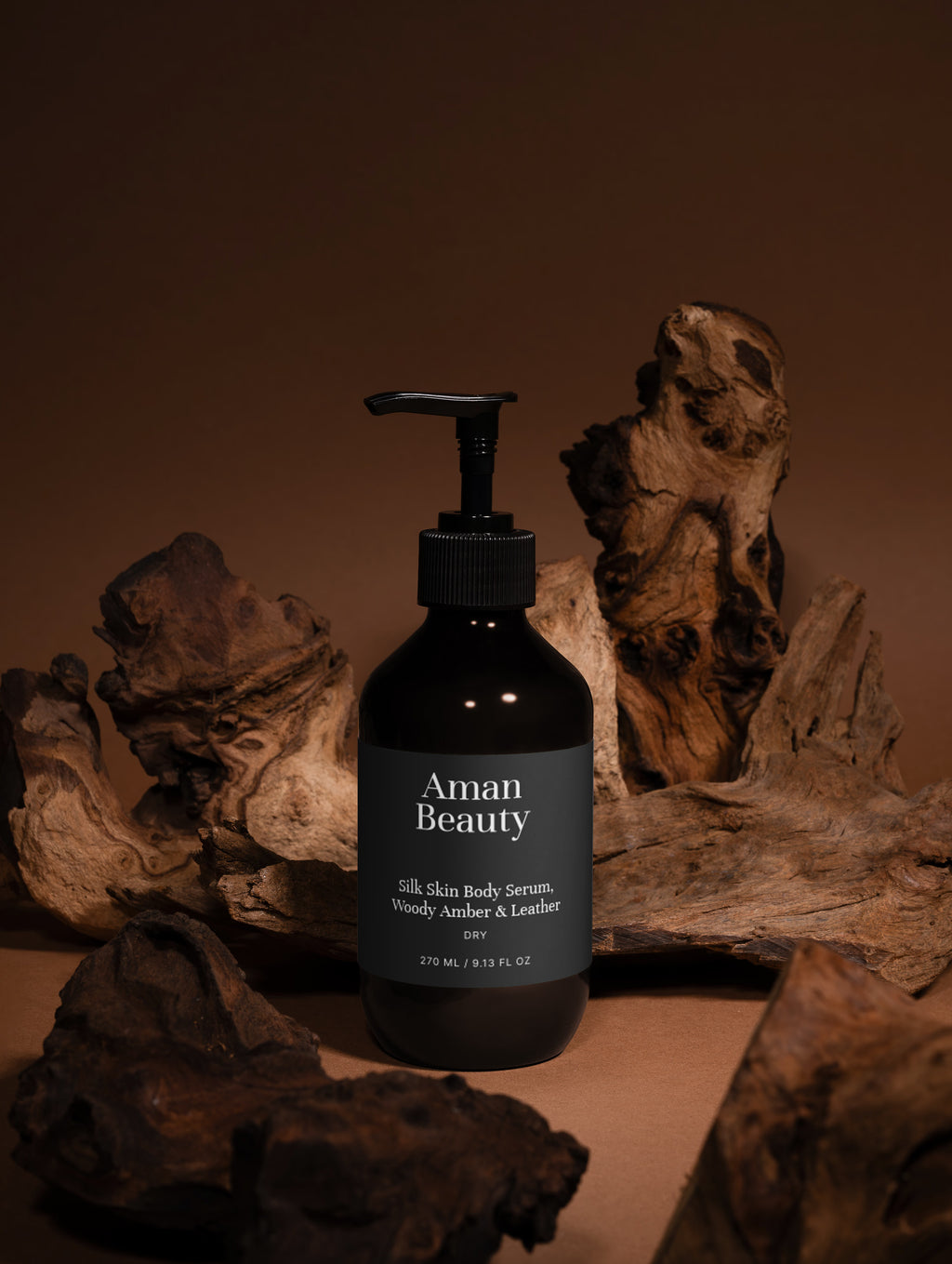 Silk Skin Body Serum, Woody Amber & Leather