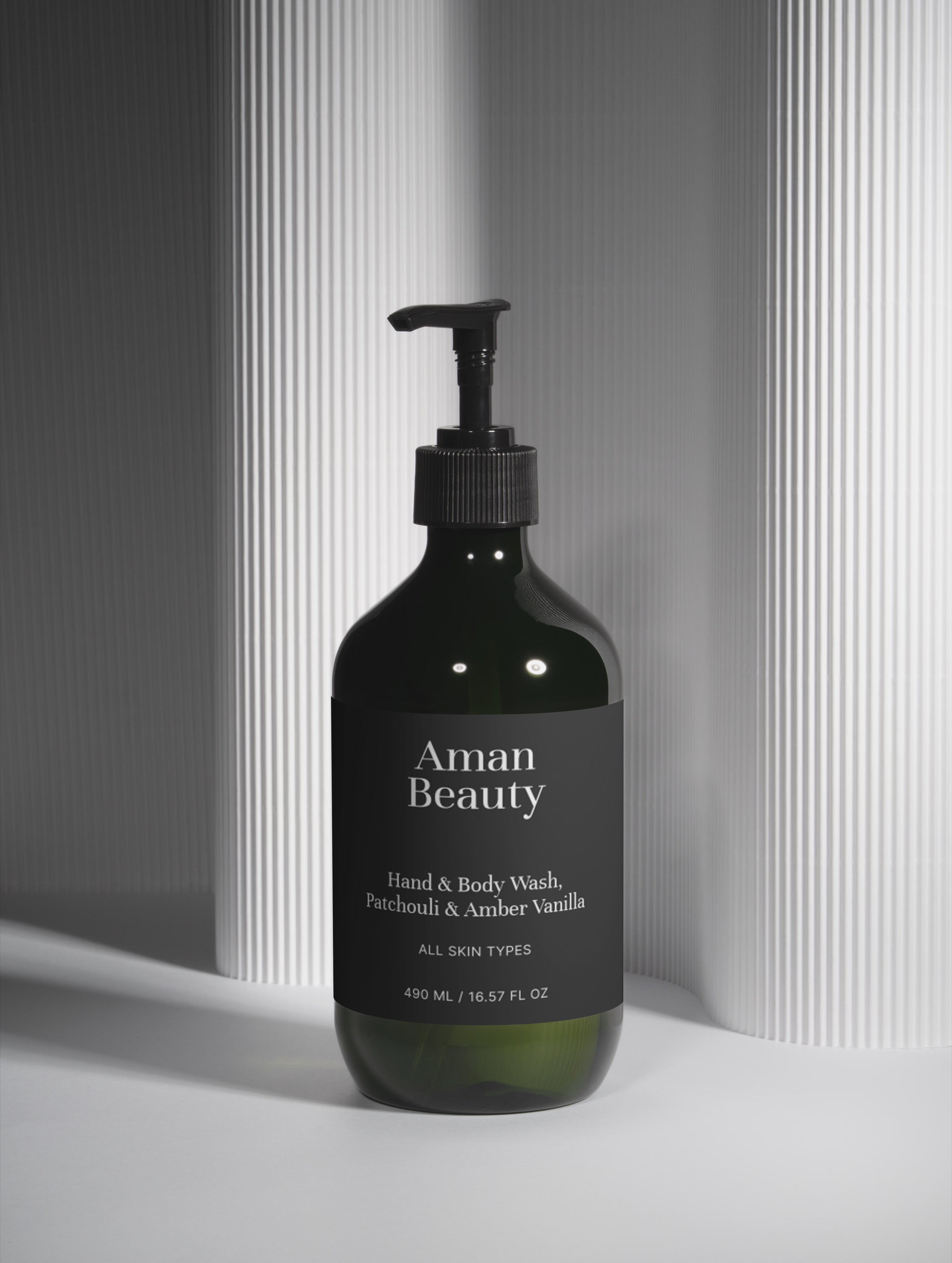 Hand & Body Wash, Patchouli & Amber Vanilla